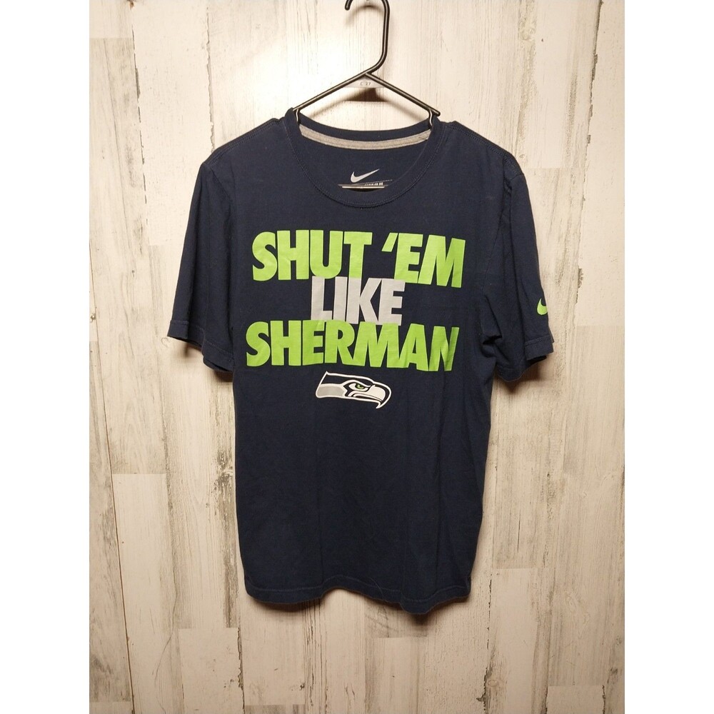 Nike - Richard Sherman - Seattle Seahawks Vintage T - Shirt - Size S